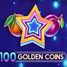 100 Golden Coins slot logo by Amusnet Interactive at Mega Bingo
