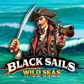 Black Sails Wild Seas logo by Infinity Dragon Studios at Mega Bingo