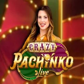 Crazy Pachinko logo by Evolution at Mega Bingo