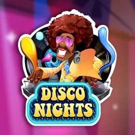Disco Nights logo by Red Rake Gaming at Mega Bingo