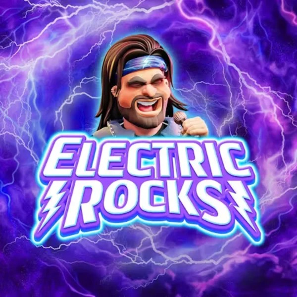Electric Rocks logo by Inspired Gaming Mega Bingo