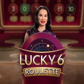 Lucky 6 Roulette slot visual from Pragmatic Play available on megabingo.net