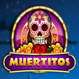Muertitos online game logo by Red Rake Gaming on megabingo.net