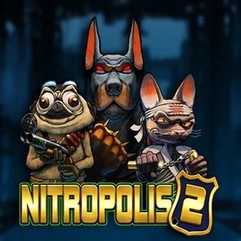 Nitropolis 2 slot logo by ELK Studios at Mega Bingo
