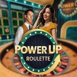 PowerUP Roulette slot visual from Pragmatic Play available on megabingo.net