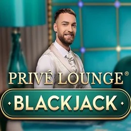 Privé Lounge Blackjack online game logo by Pragmatic Play on megabingo.net