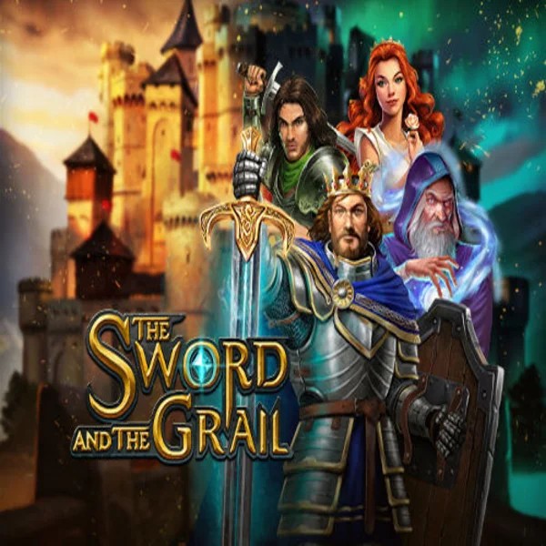 The Sword and the Grail logo – Slots by Play'n GO at Mega Bingo