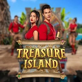 Treasure Island slot logo by Pragmatic Play at Mega Bingo