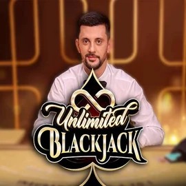 Unlimited Blackjack by Ezugi, showcased at megabingo.net – game logo
